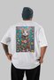 For the Love of Cats 7 Cats Printed White Oversize T-Shirt 100% Cotton Unisex Cat Lover Premium Design - 2