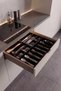 Glossy Black (Piano Black) Set of 16 Modular Drawer Cutlery Organizer Organizer - 2