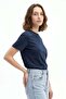 Women's Comfortable Basic Interlock T-Shirt - 3