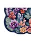 Sdt Shaped Floral Pattern Navy Blue Bohemian Modern Woven Base Decorative Carpet Sdt1510 - 5