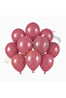 Wild Strawberry Color Latex Retro Balloon (13 cm) - 10 Pieces