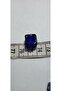Blue Square Handcrafted Glass Bead for Necklace and Bracelet 1 Piece - 4