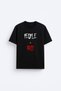 Slipknot Printed Crew Neck Black T-Shirt