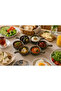 6 Pieces Glorie Optiva Mini Presentation Plate 6 cm Porcelain Sauce Bowl & Breakfast Serving Plate