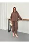 Women's Tencel Loose Shirt and Pants Set Oversized Flowy Summer Two-Piece Set - 4
