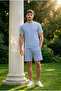 Men's Breathable T-Shirt Shorts Set