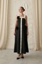 Black Rose Strap Dress