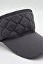 Visor Hat with Visor for Daily Use Style |   Gray Women's Glittery Flexible Band - 3