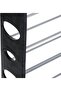 4 Layers Shoe Rack, Black - 4