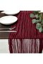 Mothers Day Table Runner Burgundy Cheesecloth Table Runner 4m Boho Gauze Cheese Cloth Runner Rustic Sheer Runner