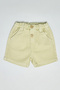 Solid Shorts with Drawstring Waist