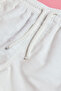 Solid Shorts with Drawstring Waist - 3