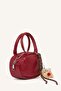 Charm Detailed Red Handbag for Girls G7573A8Ns - 3