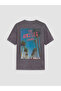 Original Printed Oversize 100% Cotton Women's T-Shirt - 6