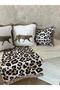 Leopardo Series, Suede Fringed 5-Piece Combination Cushion Cover and Runner Set (35X50 and 43X43 cm) - 3