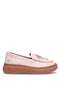 D26Ya-7735 Women's Genuine Leather Casual Shoes Cream - 2