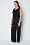 Stripe Detailed Wide Leg Trousers - 3