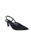 Marzella 390 Women's Stoned Tulle 7 cm Goblet Heeled Open Back Evening Dress Shoes