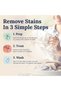 Non-Toxic Baby and Kids Stain Remover for Clothing, Carpet, Fabric, and Upholstery. Kid Tested and Mom Approved (118ml, 4 oz Spray Bottles) 2 Pack - 2
