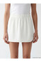 Nevavm Mini Short Skirt with Elastic Waist - 4