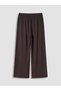 Trendlucky Women's Wide Leg Pants with Elastic Waist and Difference in Color - 6