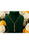 GOLD LUXE PREMIUM PENDANT DROP NECKLACE - 4