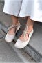Belith Gray Suede Women's Ballerinas