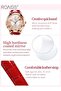 Women's Leather Strap Quartz Watch Round Creative Quicksand Dial Flowing Zirconium Waterproof Elegant Analog Wristwatch Gift for Ladies - 6