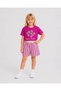 Girls' Summer Strawberry Pattern Printed T-Shirt Shorts Set - 2