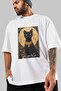 For the Love of Cats 75 Front Cat Printed White Oversize T-Shirt 100% Cotton Unisex Cat Lover Premium Design - 3