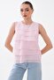 Women's Layered Detailed Sleeveless Blouse 260605 - - 2