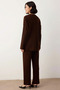 Women's Large Size Oversize Ribbed Knitwear Set Crew Neck Long Sleeve Drop Shoulder Relaxed Fit Casual - 5