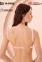 Premium Series Women's Lightly Supported Covered Underwire Backless Transparent Strapless Dress Bra - 3