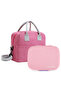 Premium Stainless Steel Lunch Box 710ml w/ Insulated Lunch Bag – Pink