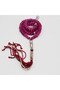 Crystal Rosary 99 Beads 3.5mm Magenta Prayer Beads 40.5g Premium Tasbih - 3