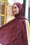 Monogram Pattern Nia Cotton Shawl