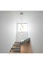 Sienna Pendant Lamp 2m Adjustable White Silver Hanging Ceiling Light - 3