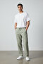 Men's 100% Cotton Linen Trousers Comfortable Fit Summer Breathable Lightweight Fabric Casual Stylish Pants Khaki