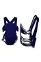 - Adjustable Infant Baby Carrier - Navy Blue - 4