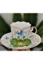 Menekse Porcelain El Biyama Double Cup - 2