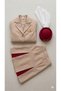 Girls' Flight Attendant Costume Set – Elegant Cabin Crew Dress-Up Uniform - 3