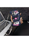 iPhone 16 Compatible Denim Patterned Textured Strap Bag Design Phone Case - Aesthetic Handbag Case - 5