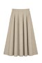 Mixray High Waist A-Line Midi Skirt