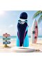 - Swimmer Swimsuit & Cap Set with Back Detail - 2