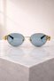 New Season V Emblem Uv-400 Glass-Protected Sunglasses - 2