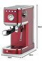 Espresso Coffee Machine - 1.1L, 20 Bar, Thermo Block Heating (ME-ECM2047) (Red)| 1350 W - 2