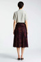 Women's Plus Size Maxi Skirt Tulle Fabric Ethnic Pattern Shirring Detailed Boho Chic Stretchy Knitted Daily Casual - 5