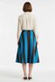 Women's Striped A-Line Maxi Skirt Poplin Woven A-Line Cut Elastic Waist with Pockets Summer Collection Casual - 5