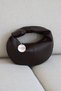 Women's Knot Detailed Shoulder Bag Crescent Model Soft Daily Handbag En28 Size17