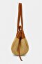 Women's Cyme Mini Pinterest Bag Contrast Tan Straw - 4